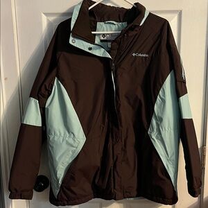 Columbia Two-Tone Brown and Blue Jacket